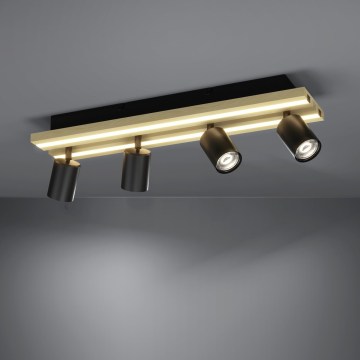 Eglo - LED точково осветително тяло 4xLED/2,2W/230V + 2xLED/1,2W + 2xLED/2W бежово/черно