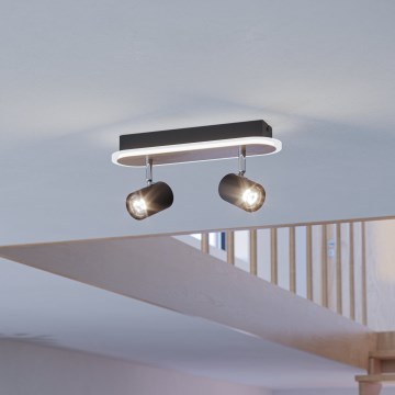 Eglo - LED точково осветително тяло LED/12W/230V кафяво/черно