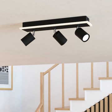 Eglo - LED точково осветително тяло LED/20W/230V черно