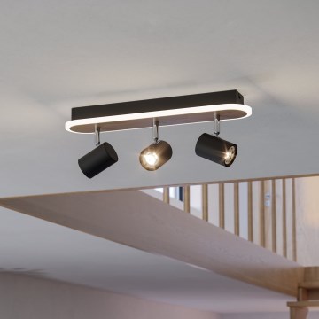 Eglo - LED точково осветително тяло LED/20W/230V кафяво/черно