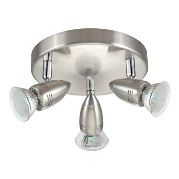 Eglo - LED Точково осветително тяло  LED 3xGU10-LED/3W/230V