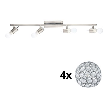 Eglo - LED точков осветител MY CHOICE 4xE14/4W/230V мат хром