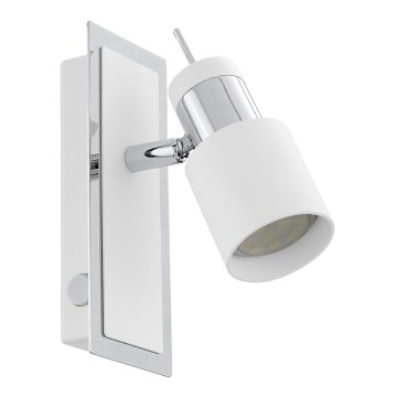 Eglo - LED Точково осветително тяло 1xGU10/5W/230V бяла