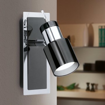 Eglo - LED Точково осветително тяло 1xGU10/5W/230V черна