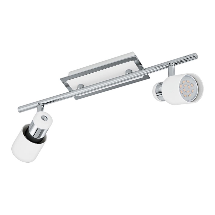 Eglo - LED Точково осветително тяло 2xGU10-LED/5W/230V