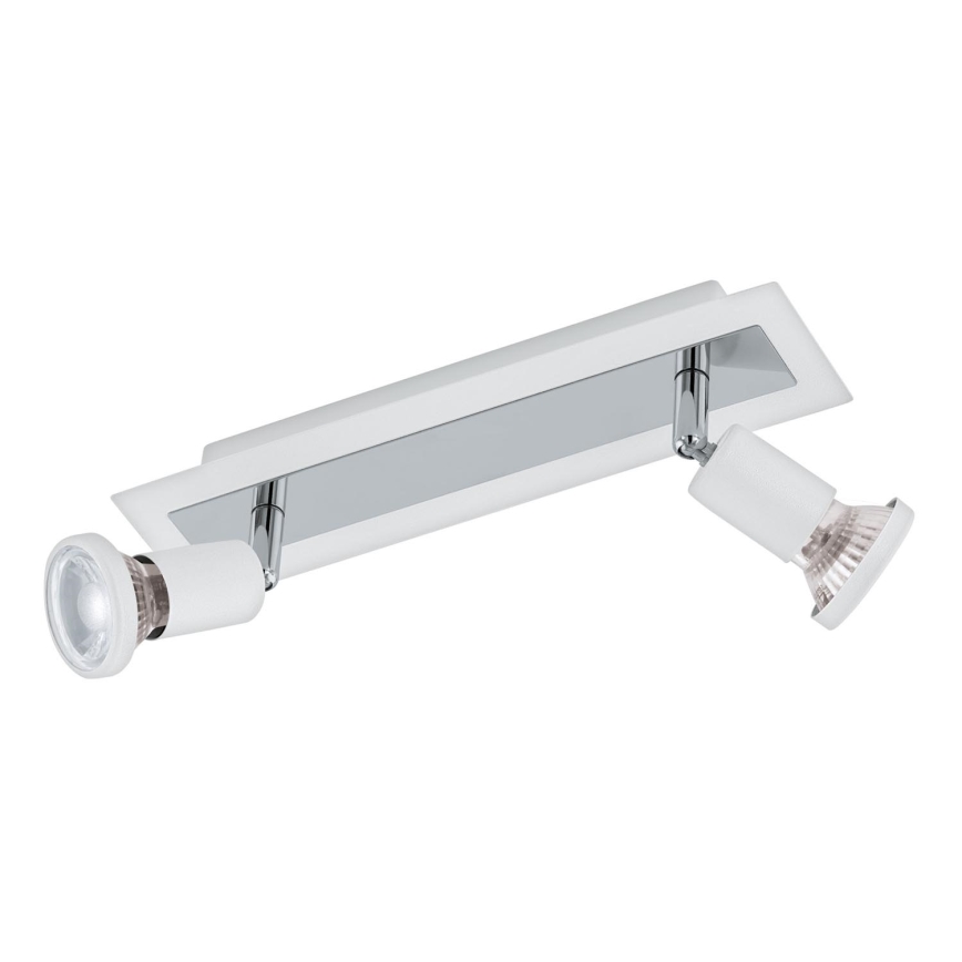 Eglo - LED Точково осветително тяло 2xGU10-LED/5W/230V