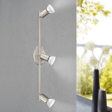 Eglo - LED Точково осветително тяло  3xGU10-LED/2,8W/230V