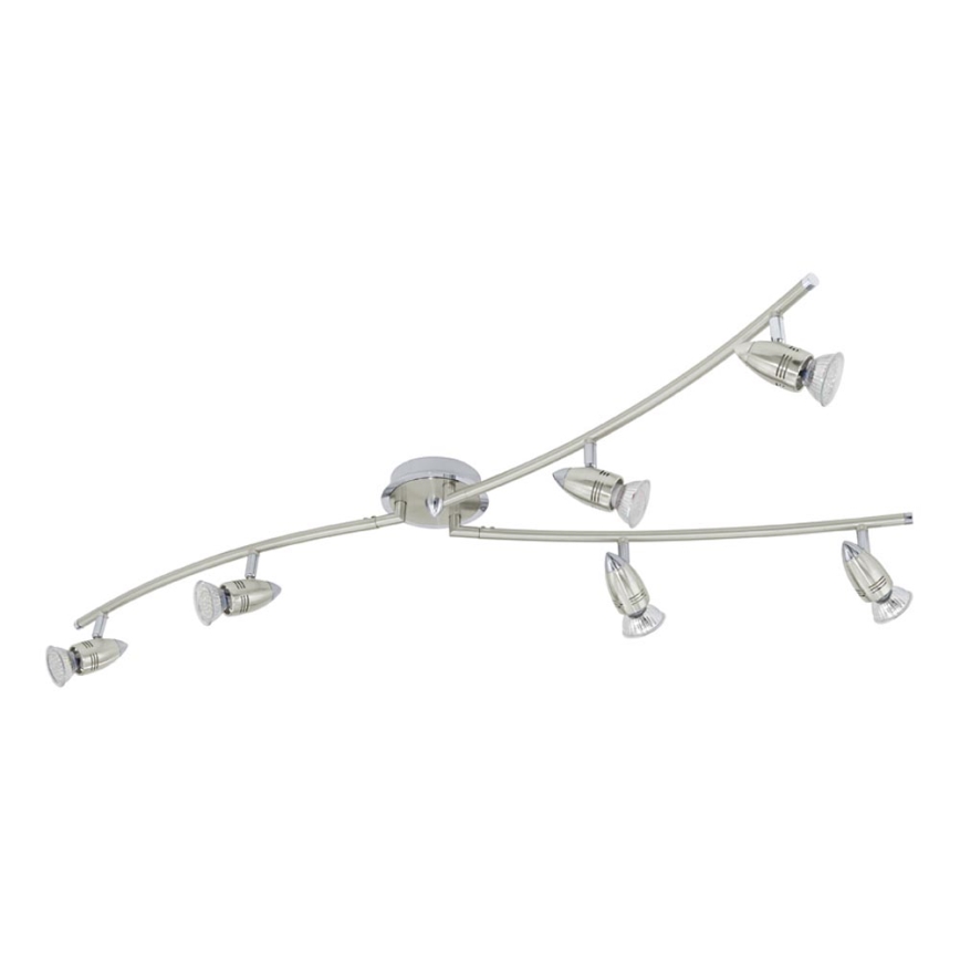 Eglo - LED Точково осветително тяло  6xGU10/3W/230V