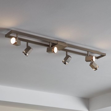 Eglo - LED Точково осветително тяло 6xGU10/5W/230V