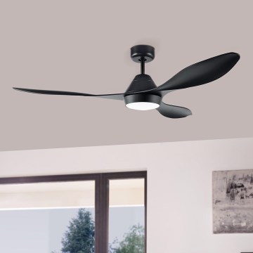 Eglo - LED Вентилатор за таван LED/18W/230V + дистанционно управление