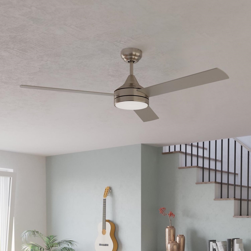 Eglo - LED Вентилатор за таван LED/20W/230V + дистанционно управление