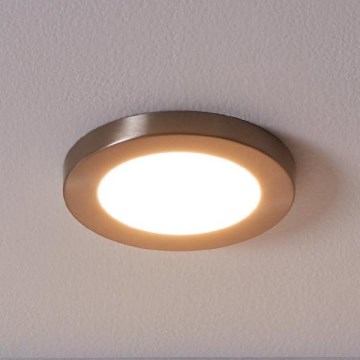 Eglo - LED вградено осветително тяло LED/5,5W/230V 3000K матов хром Ø 11,7 см