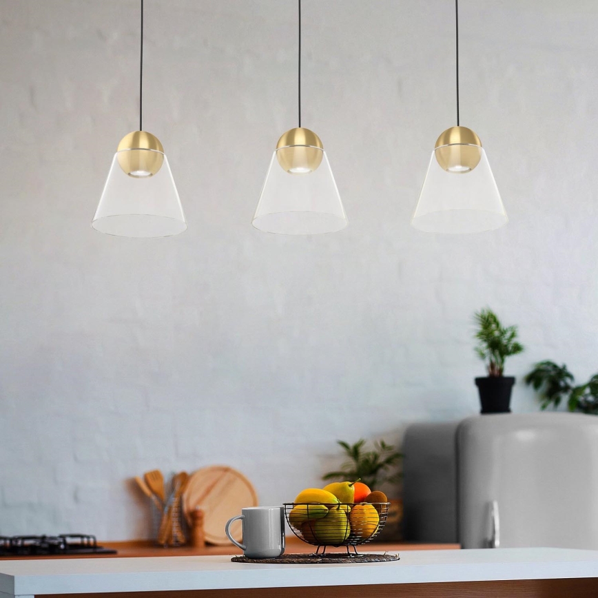 Eglo - LED Висящ полилей 3xGU10/4,5W/230V