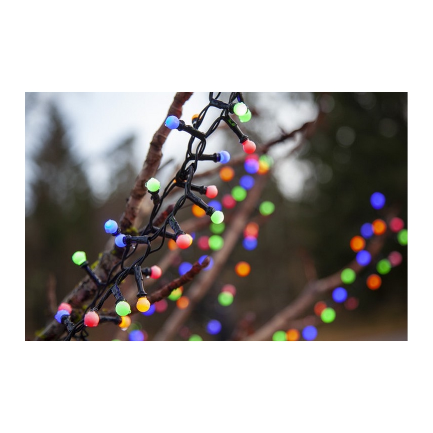 Eglo - LED гирлянд за външна употреба 300 LED/8 функции 11m IP44 многоцветен