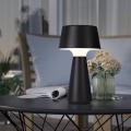 Eglo - LED външна презареждаема настолна лампа с регулируема яркост LED/3W/5V 2200/3000/4000K 2000 mAh IP44 черна