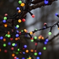 Eglo - LED външна коледна гирлянда 300xLED/8 функции 11m IP44 многоцветна