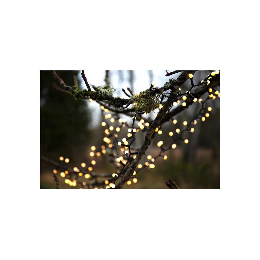 Eglo - LED външна коледна гирлянда 700xLED/8 функции 19m IP44 топла бяла