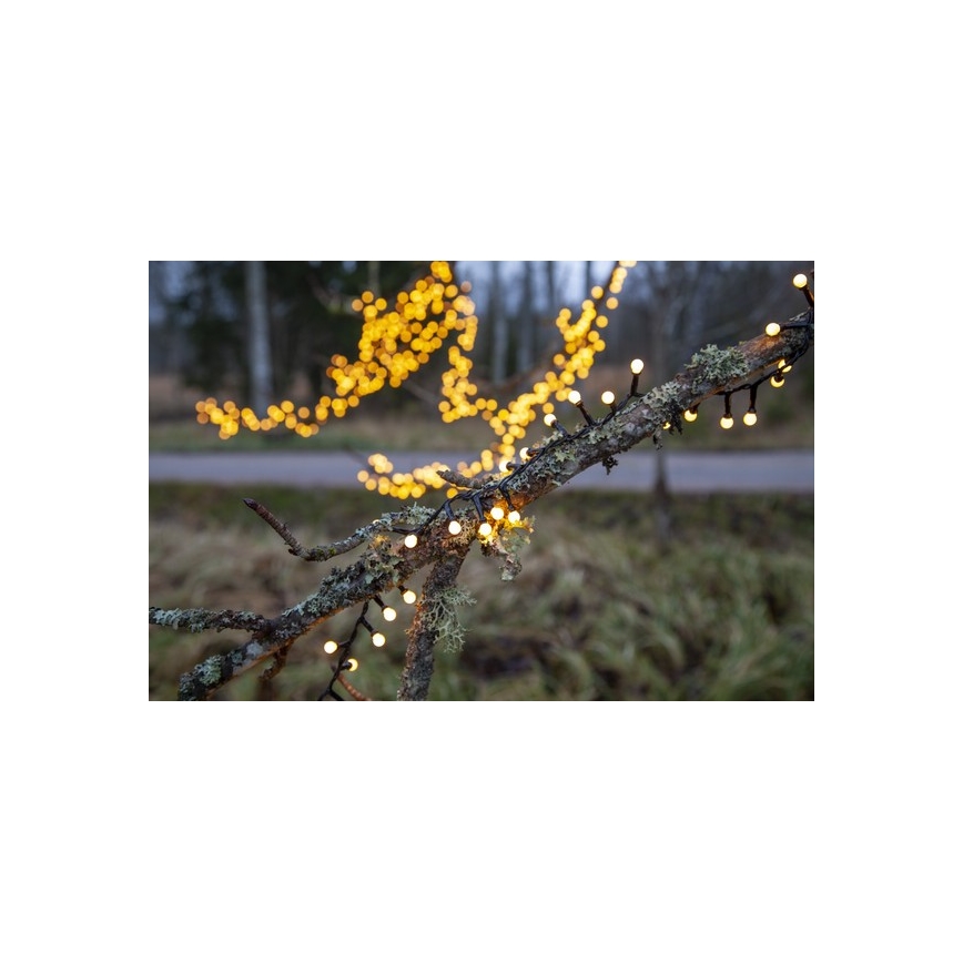 Eglo - LED външна коледна гирлянда 700xLED/8 функции 19m IP44 топла бяла