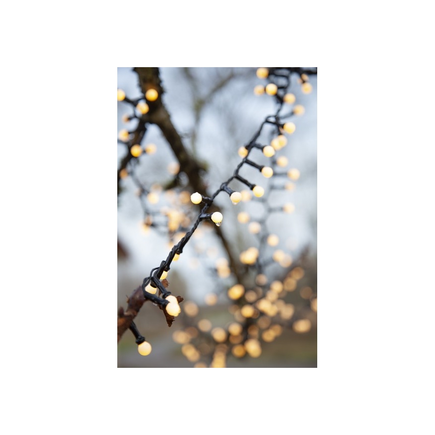 Eglo - LED външна коледна гирлянда 700xLED/8 функции 19m IP44 топла бяла