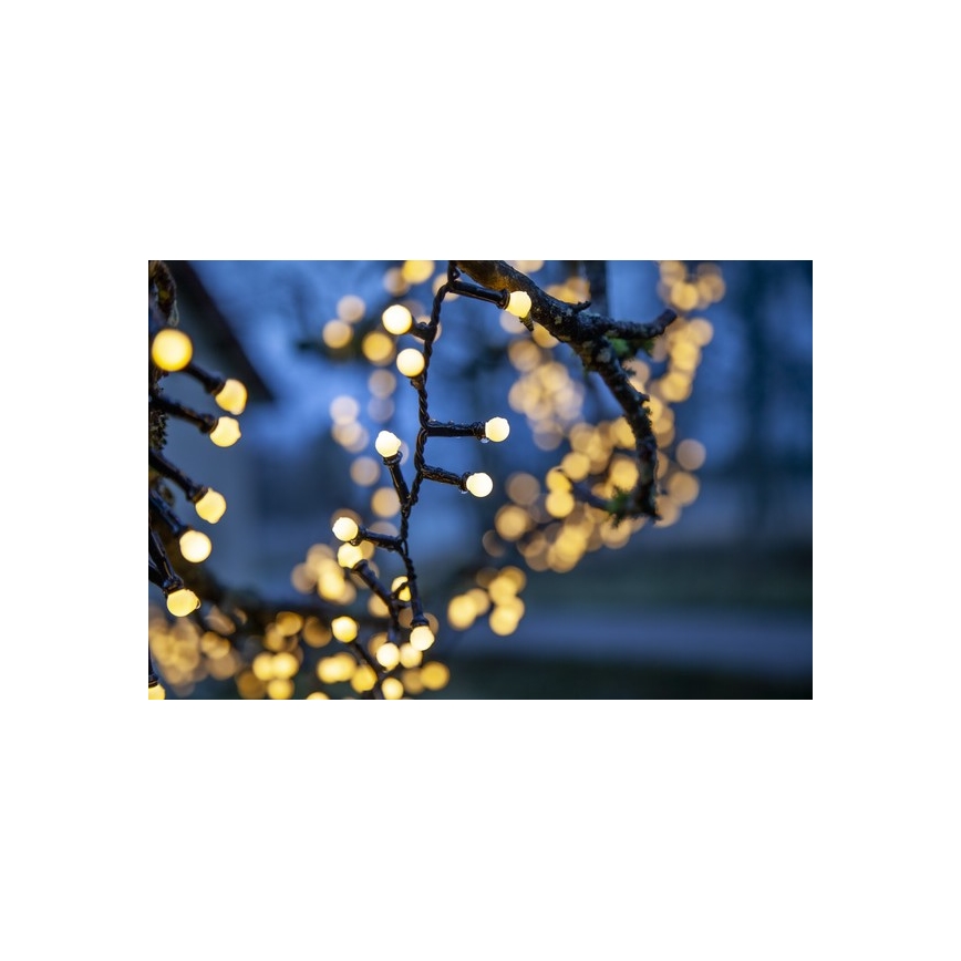 Eglo - LED външна коледна гирлянда 700xLED/8 функции 19m IP44 топла бяла