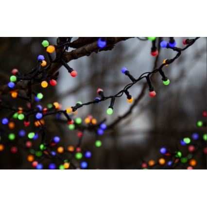 Eglo 472-53 - LED външна коледна гирлянда BERRY MINI 700xLED/8 режима 19m многоцветна IP44
