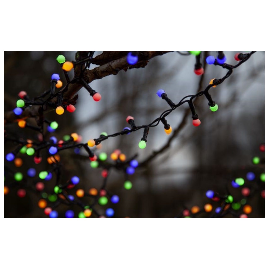 Eglo 472-53 - LED външна коледна гирлянда BERRY MINI 700xLED/8 режима 19m многоцветна IP44