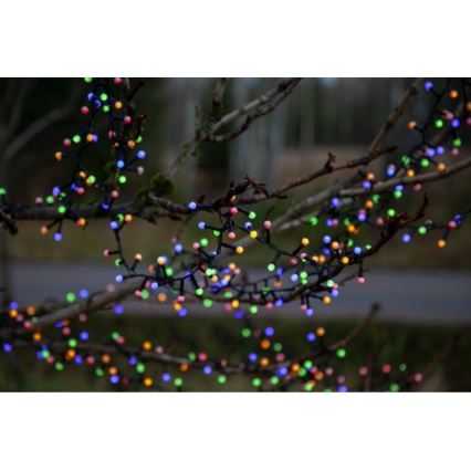 Eglo 472-53 - LED външна коледна гирлянда BERRY MINI 700xLED/8 режима 19m многоцветна IP44