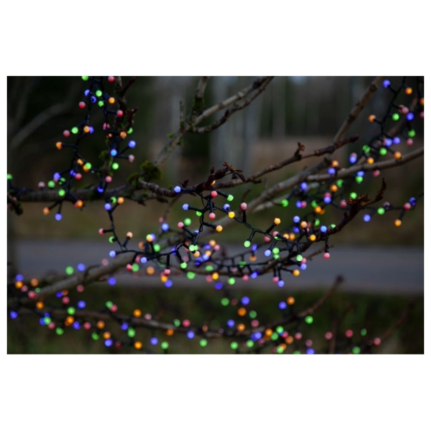 Eglo 472-53 - LED външна коледна гирлянда BERRY MINI 700xLED/8 режима 19m многоцветна IP44