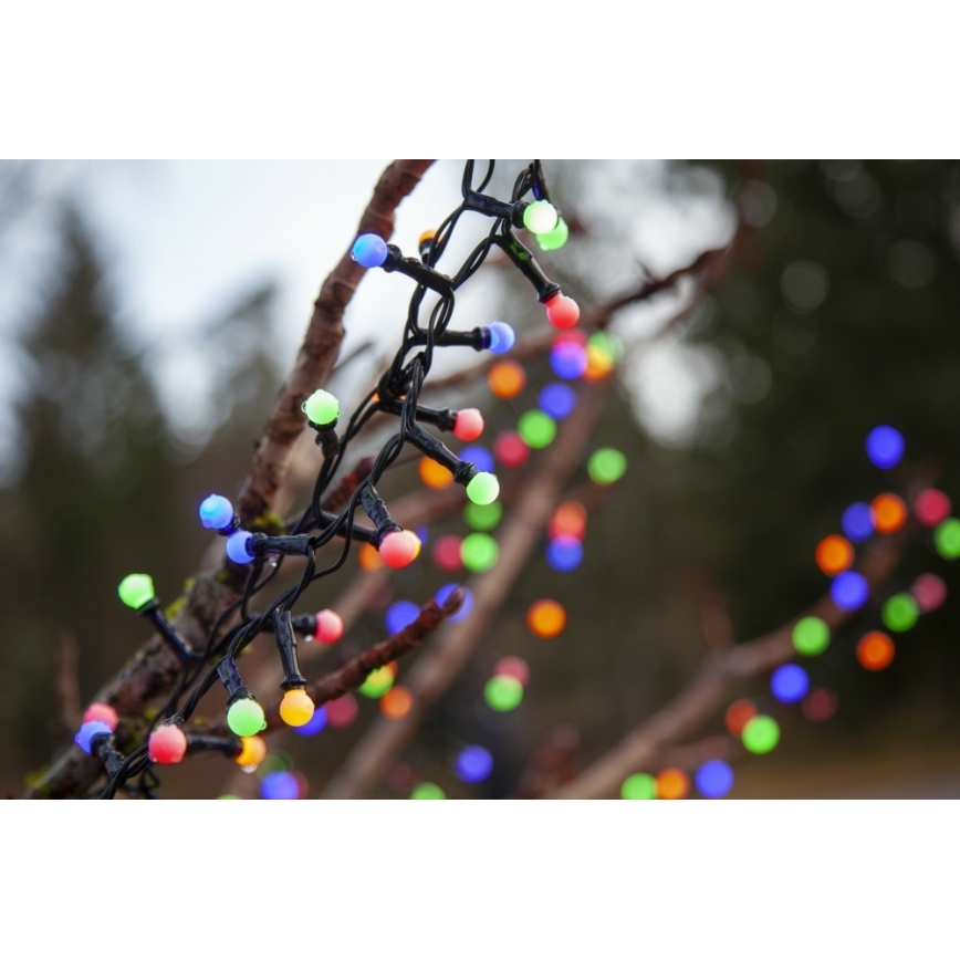 Eglo 472-53 - LED външна коледна гирлянда BERRY MINI 700xLED/8 режима 19m многоцветна IP44