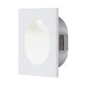 Eglo - LED за стълбище лампа 1xLED/2W/230V бяла