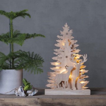 Eglo - LED Коледна декорация 10xLED/0,03W/2xAA