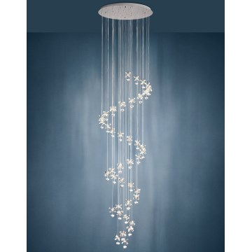 Eglo - LED Кристален димируем висящ полилей 40xLED/1,8W/230