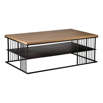 Eglo - Масичка за кафе 36x100 см кафяв/черен - FSC сертифицирано