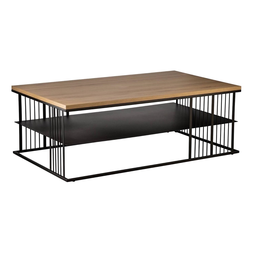 Eglo - Масичка за кафе 36x100 см кафяв/черен - FSC сертифицирано