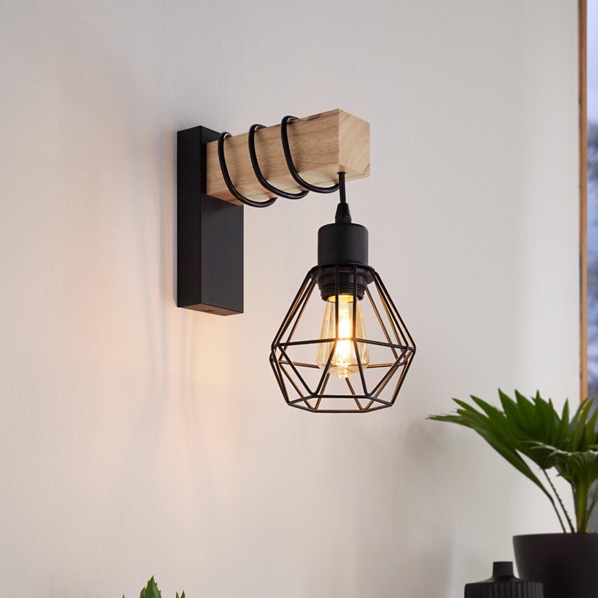 Eglo - Настенно осветително тяло TOWNSHEND 1xE27/60W/230V