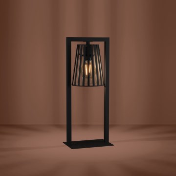 Eglo - Настолна лампа 1xE27/40W/230V черен