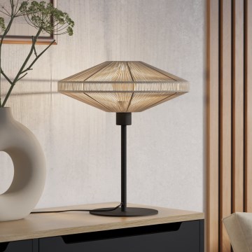 Eglo - Настолна лампа 1xE27/40W/230V кремава