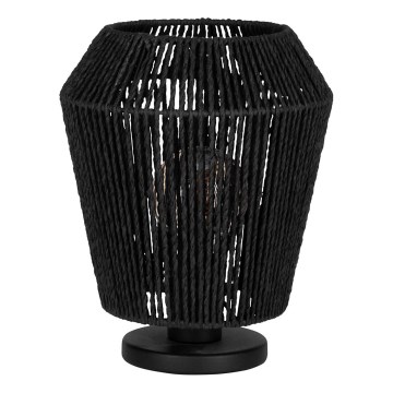 Eglo - Настолна лампа 1xE27/60W/230V черен