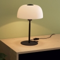 Eglo - Настолна лампа 1xE27/40W/230V черна/бяла