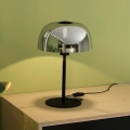 Eglo - Настолна лампа 1xE27/40W/230V черна/сива