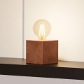 Eglo - Настолна лампа 1xE27/40W/230V кафява