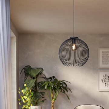 Eglo - Пендел 1xE27/40W/230V черен