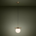Eglo - Пендел 1xE27/40W/230V златист