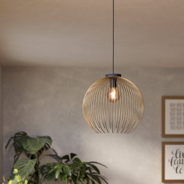 Eglo - Пендел 1xE27/40W/230V златист