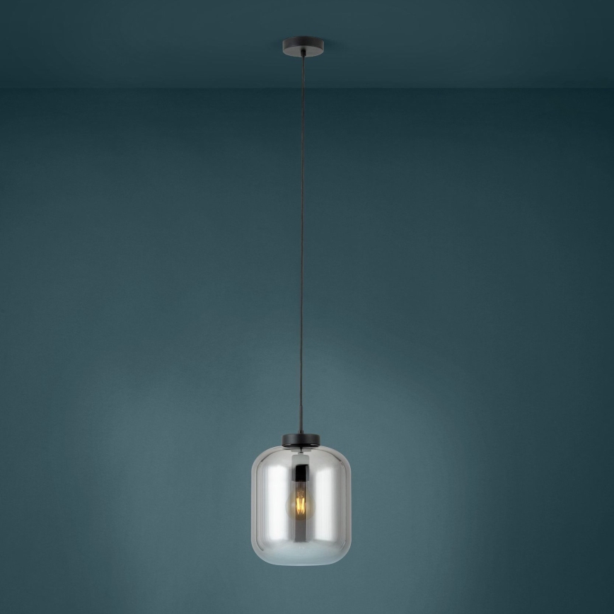 Eglo - Пендел 1xE27/40W/230V Ø 25 см опушен