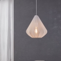 Eglo - Пендел 1xE27/40W/230V Ø 33,5 см бял