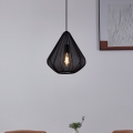 Eglo - Пендел 1xE27/40W/230V Ø 33,5 см черен