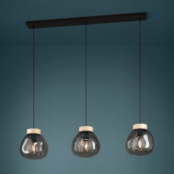 Eglo - Пендел 3xE27/40W/230V опушен