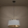 Eglo - Пендел 3xE27/40W/230V сив/златист