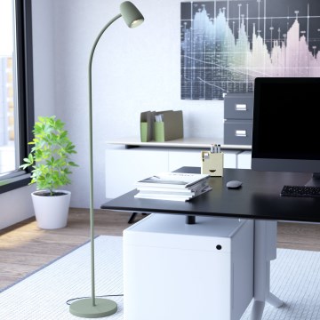 Eglo - Подова лампа 1xE14/18W/230V зелена